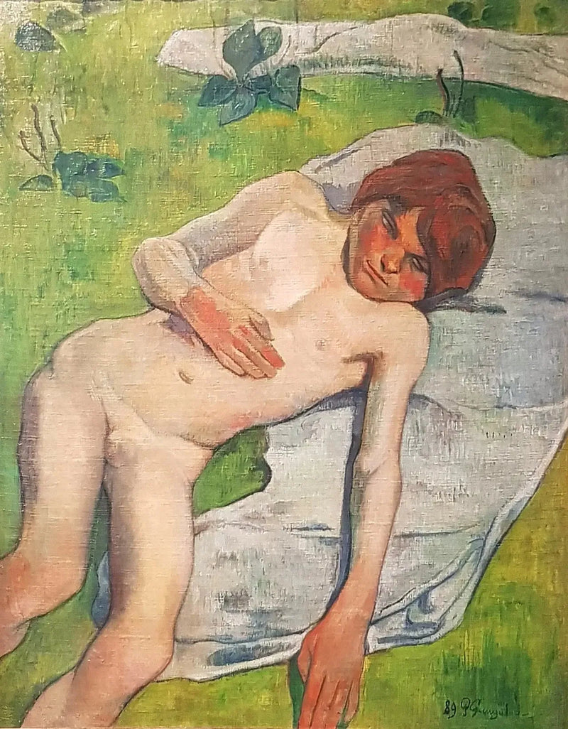 liten bretonsk naken - Paul Gauguin