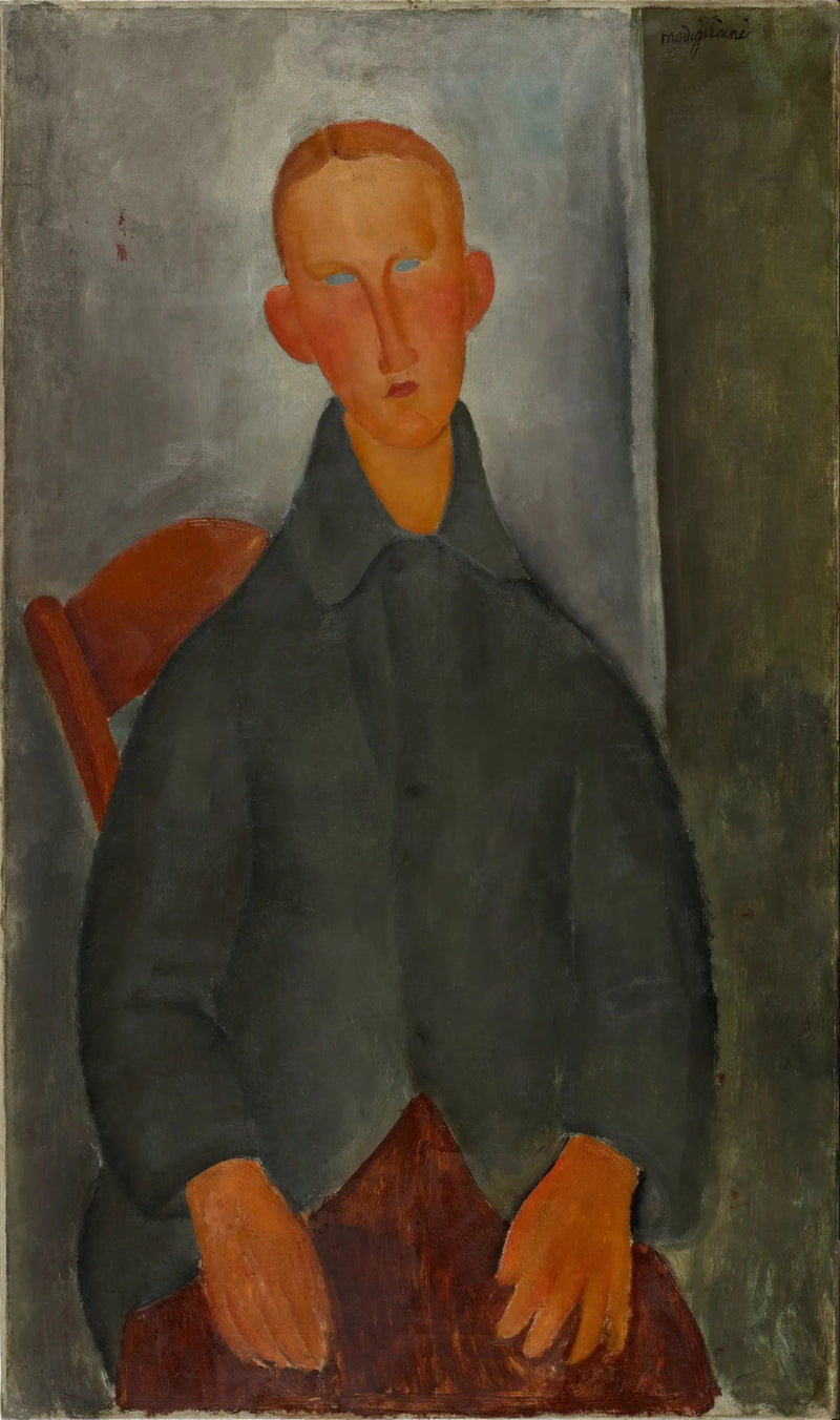 Liten rødhåret gutt - Amedeo Modigliani