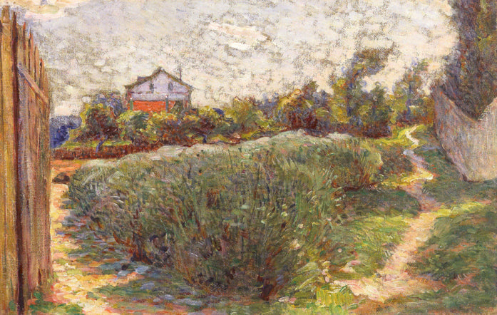 Liten landskap med hus - Marie Bracquemond