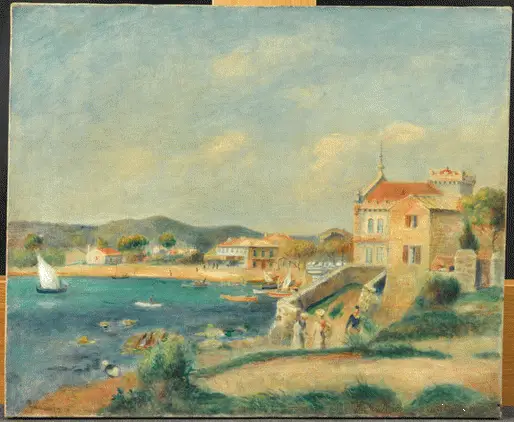 Liten havn - Pierre-Auguste Renoir