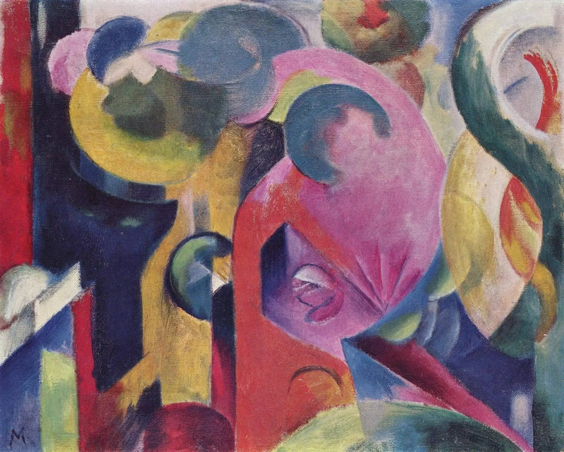 Liten komposisjon III - Franz Marc