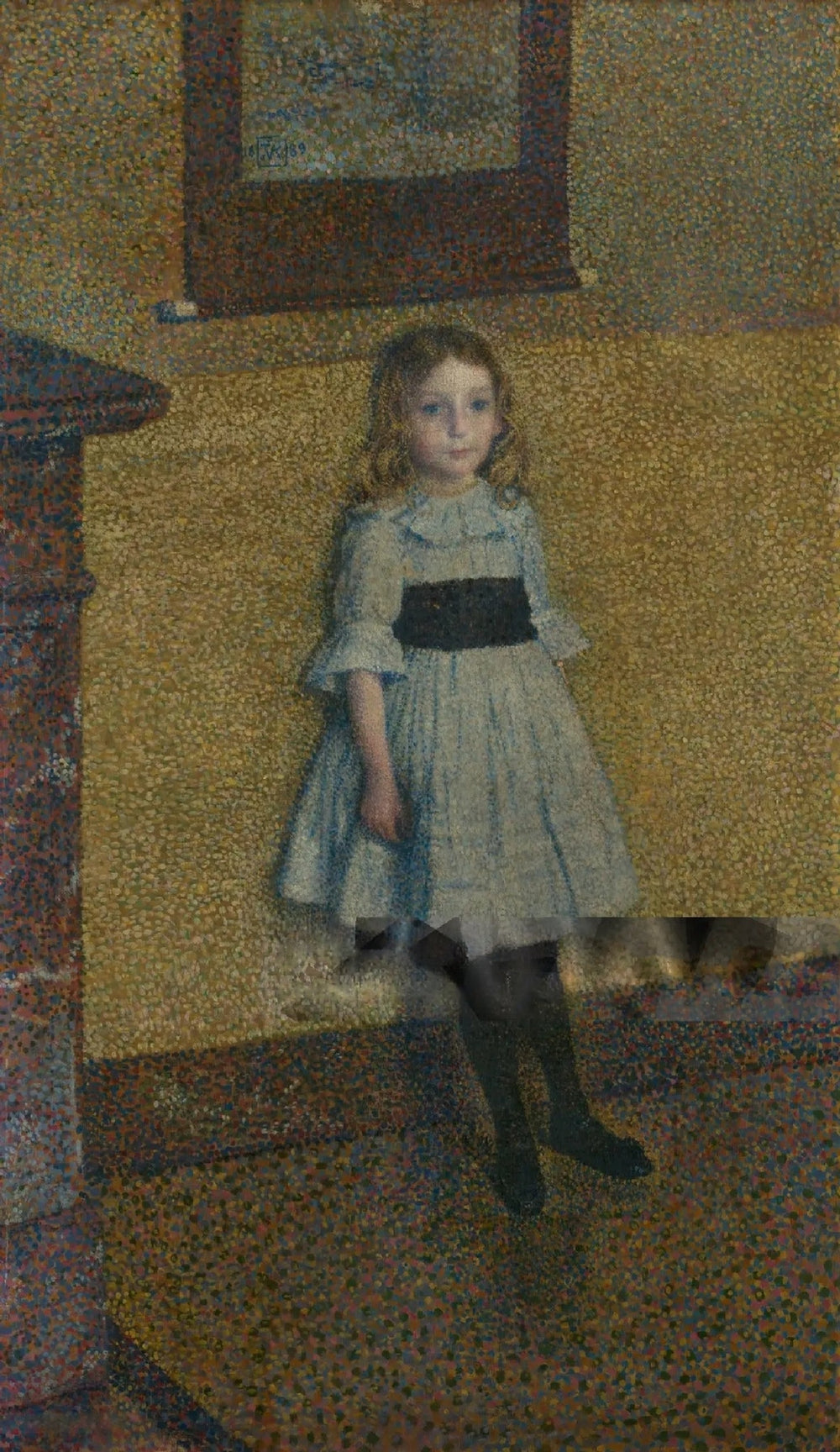 Petite Denise - Théo van Rysselberghe image 1 reproduction réalisée par Alpha Reproduction