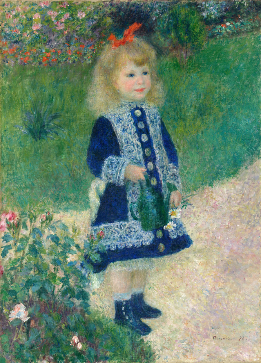 Den lille jenta med vannkanne - Pierre-Auguste Renoir