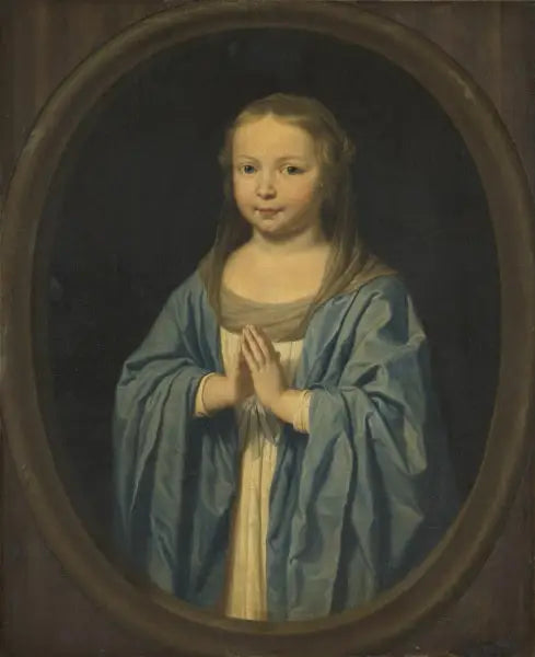Liten jente med leddede hender - Philippe de Champaigne