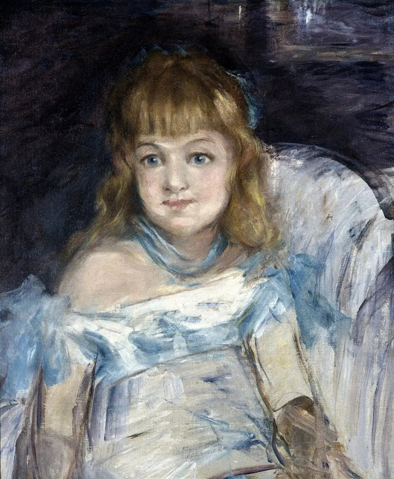Liten jente i en stol - Édouard Manet