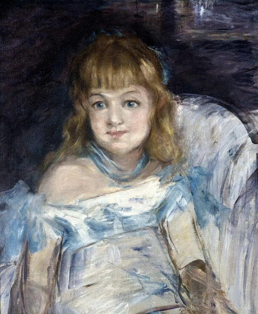 Liten jente i en stol - Édouard Manet