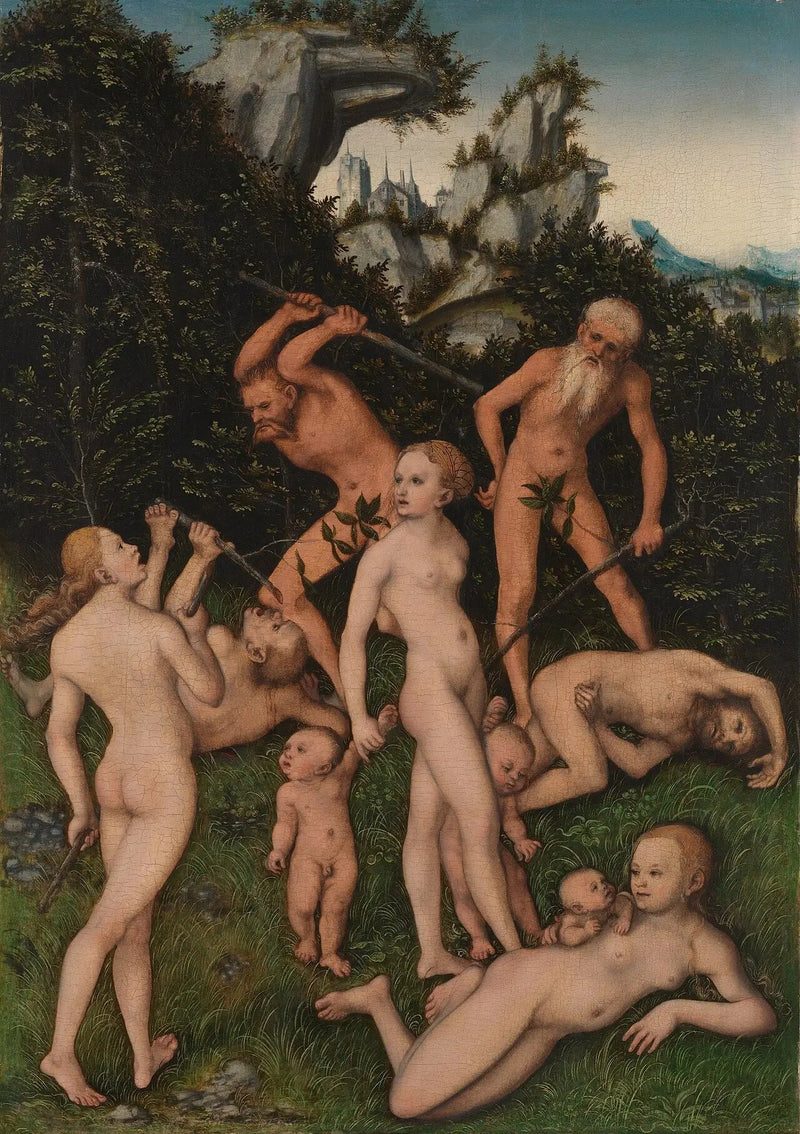 Primitive folkeslag - Lucas Cranach den eldre