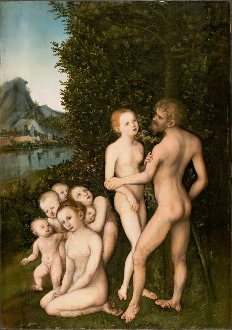 Primitive folkeslag - Lucas Cranach den eldre