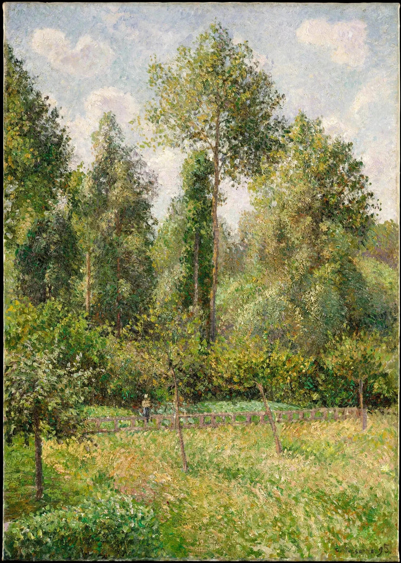 Poppeltrær, Éragny - Camille Pissarro