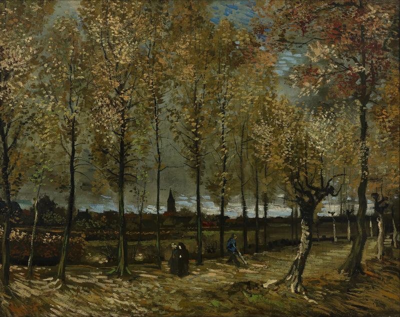 Poppeltrær nær Nuenen - Vincent van Gogh