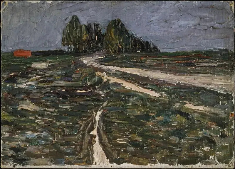 Poppeltrær - Vassily Kandinsky