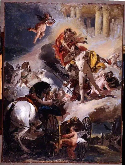 Phaéton og Apollon - Giovanni Battista Tiepolo