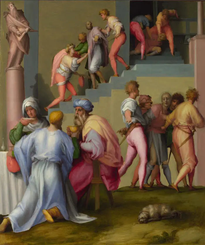 Farao med sin butler og sin baker - Pontormo