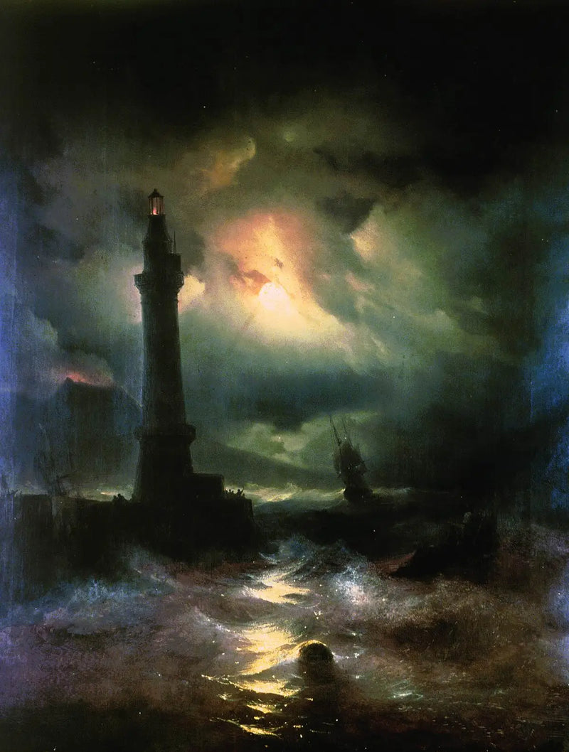 Napolitansk lykt. - Ivan Aïvazovski

Source:
Phare napolitain. - Ivan Aïvazovski