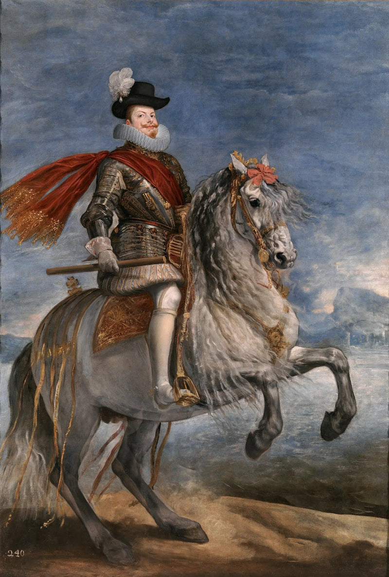Filip III til hest - Diego Velázquez