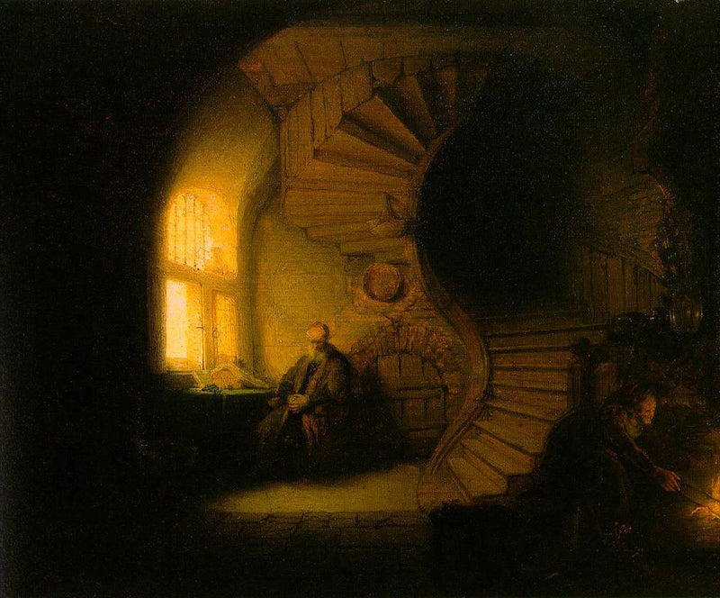 Filosof i kontemplasjon - Rembrandt