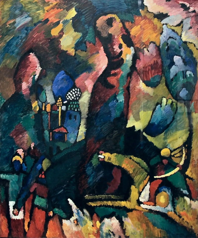 Foto med en bueskytter - Vassily Kandinsky
