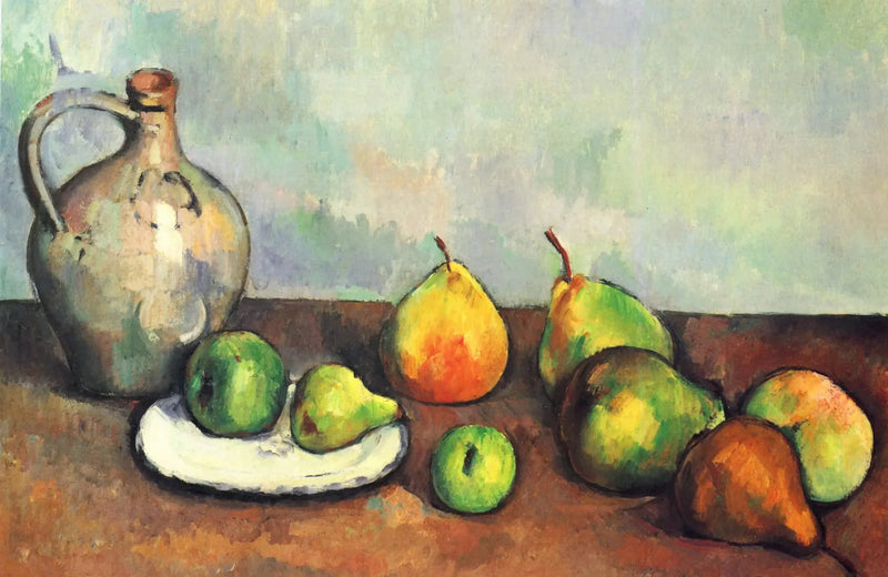 Kanne og frukt - Paul Cézanne