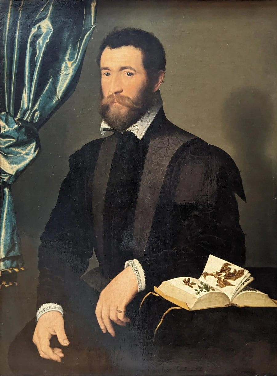Pierre Quthe, apotekermester - François Clouet

Source:
Pierre Quthe, apothicaire - François Clouet
