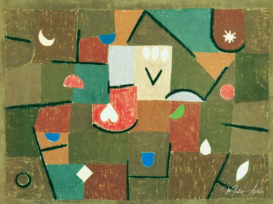 Pierres précieuses - Paul klee - Reproductions de tableaux et peintures haut de gamme