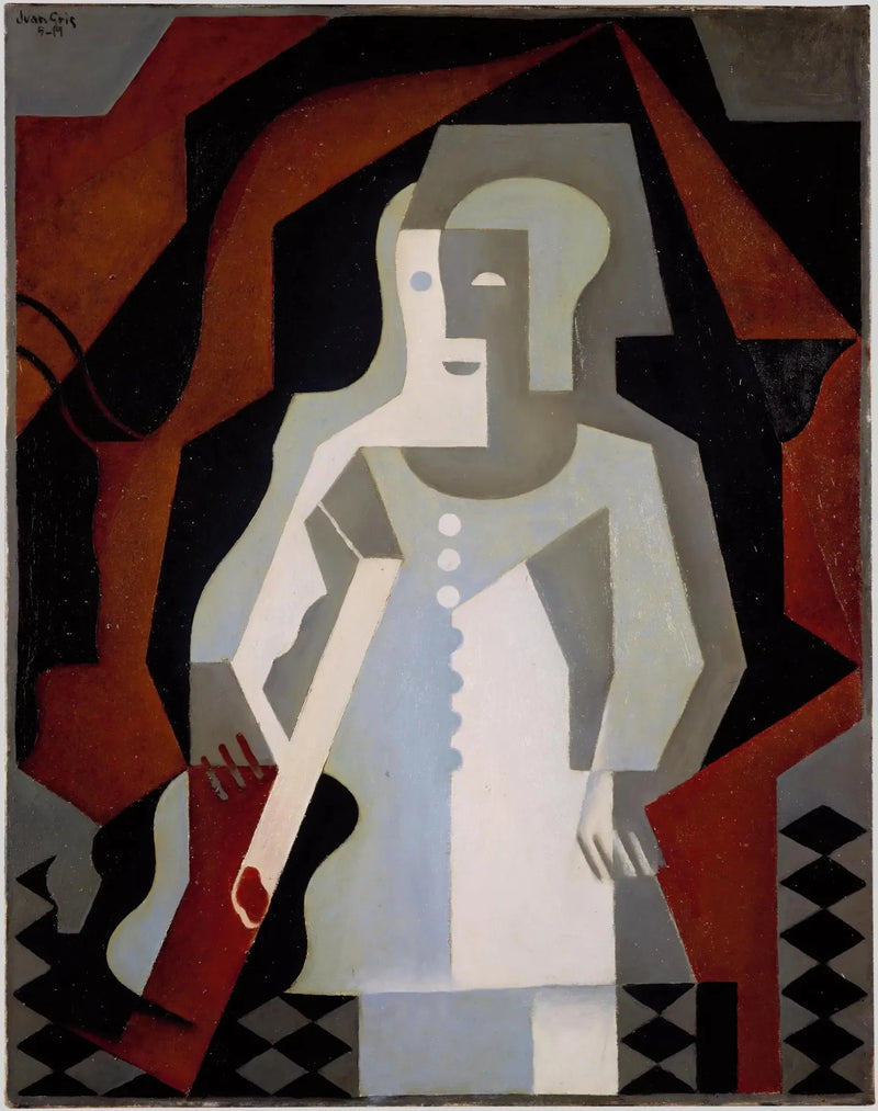 Pierrot med gitar - Juan Gris