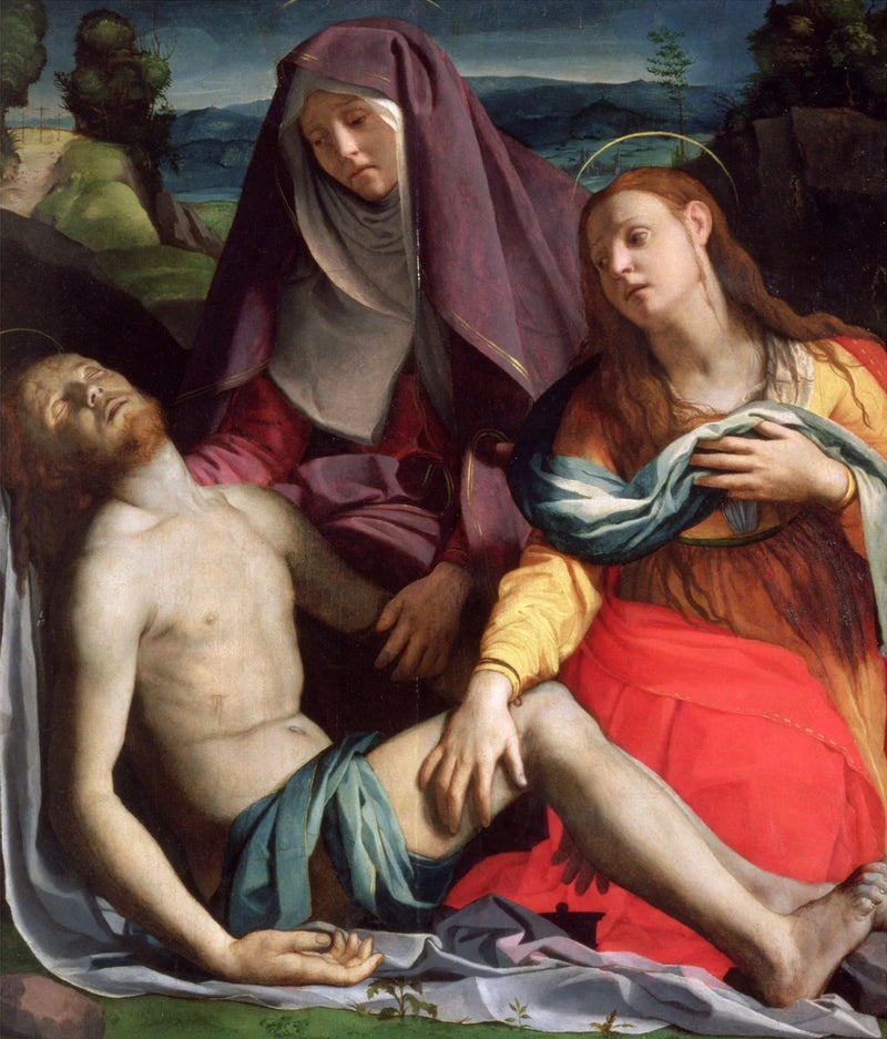 Pietà med Saint Marie-Madeleine - Bronzino