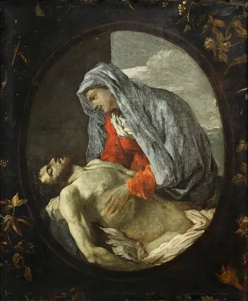 Piéta - Nicolas Poussin image 1 reproduction artisanale de tableau