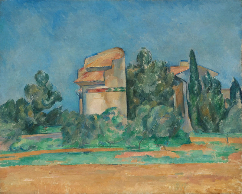 Duerhus i Bellevue - Paul Cézanne