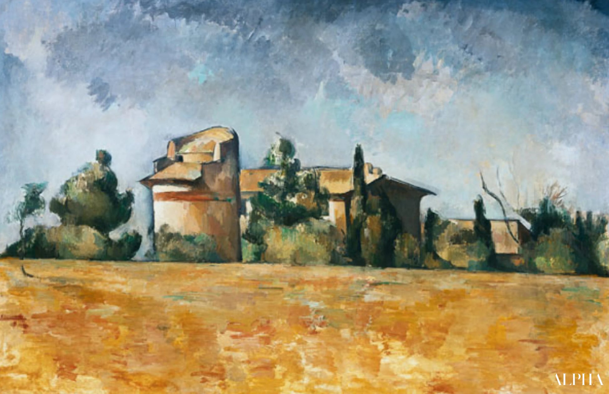Pigeonnier de Bellevue - Paul Cézanne - Høykvalitets reproduksjoner av malerier og bilder