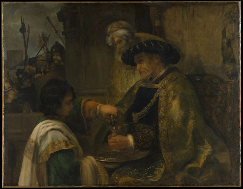 Pilatus vasker hendene - Rembrandt