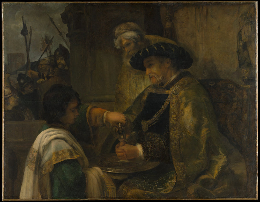 Pilatus vasker hendene - Rembrandt
