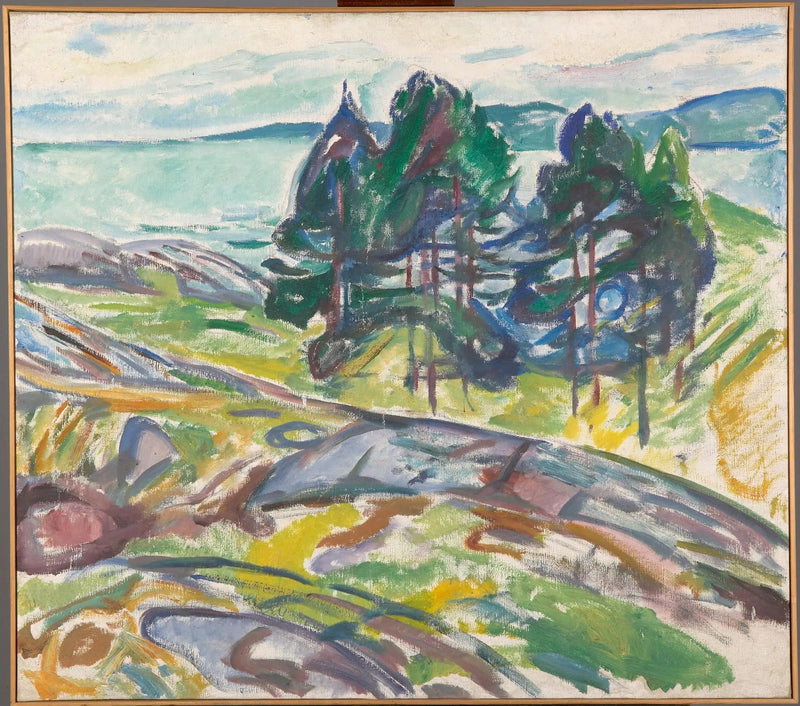 Nåler nær havet - Edvard Munch