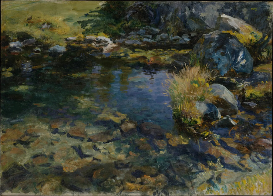 Alpin svømmebasseng - John Singer Sargent