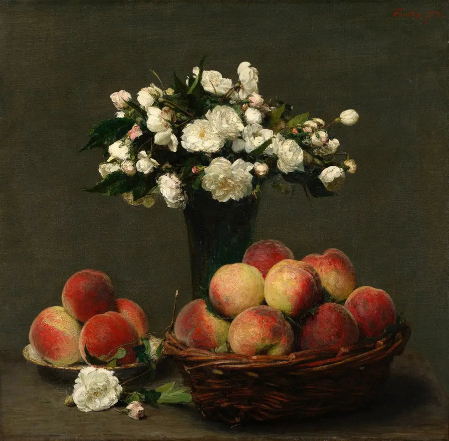 Peoner og ferskner - Henri Fantin-Latour

Source:
Pivoines et Pêches - Henri Fantin-Latour