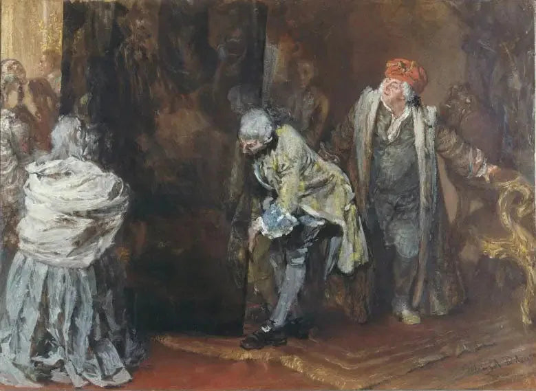 Plass for den store Raphaël - Adolph von Menzel