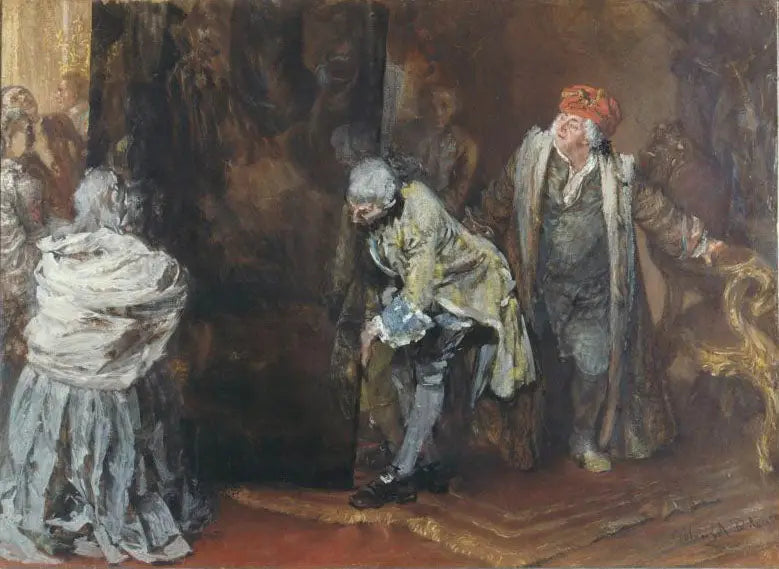 Plass for den store Raphaël - Adolph von Menzel