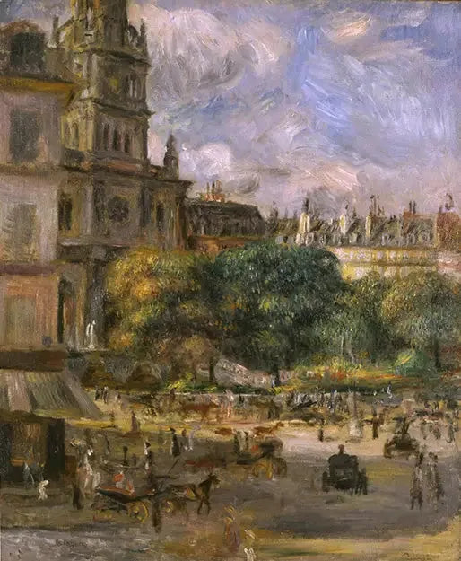 Plass de la Trinité, Paris - Pierre-Auguste Renoir