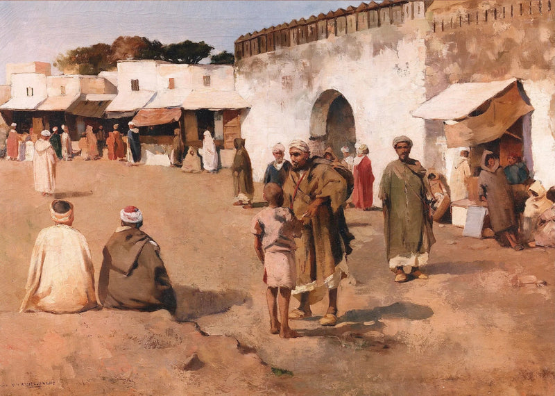 Byplassen i Marokko - Théo van Rysselberghe