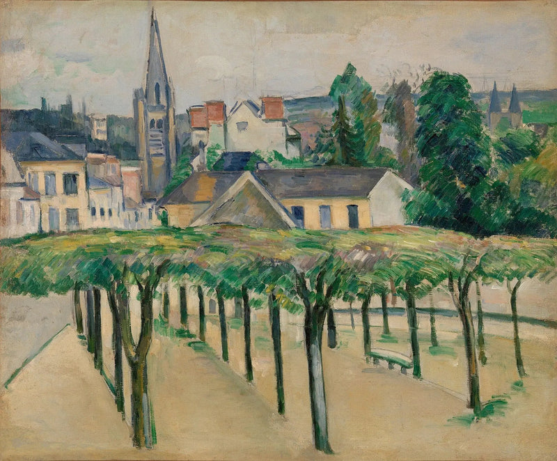 Landsbyplass - Paul Cézanne