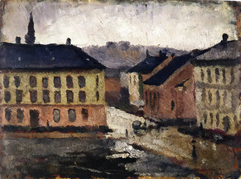 Plass Olaf Rye mot Sørøst - Edvard Munch