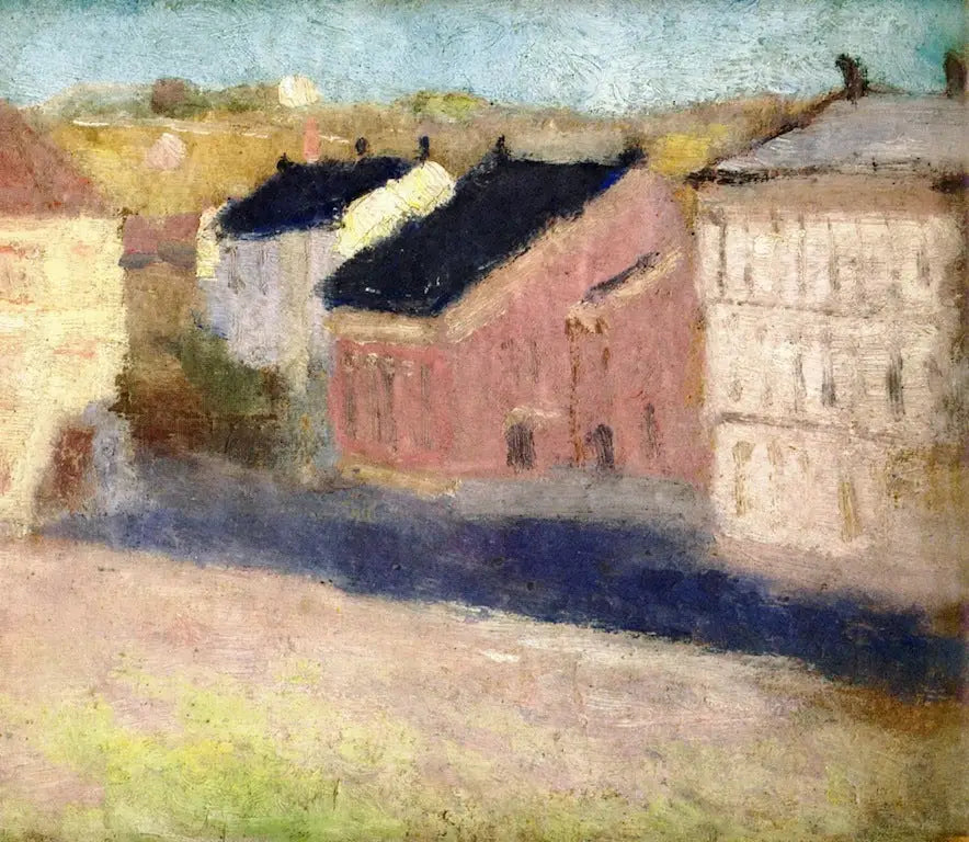 Plass Olaf Rye mot Sørøst - Edvard Munch