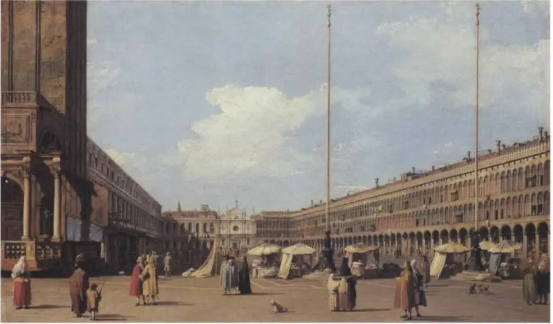 Place Saint-Marc, foran San Geminiano-kirken - Canaletto

Source:
Place Saint-Marc, face à l'église de San Geminiano - Canaletto