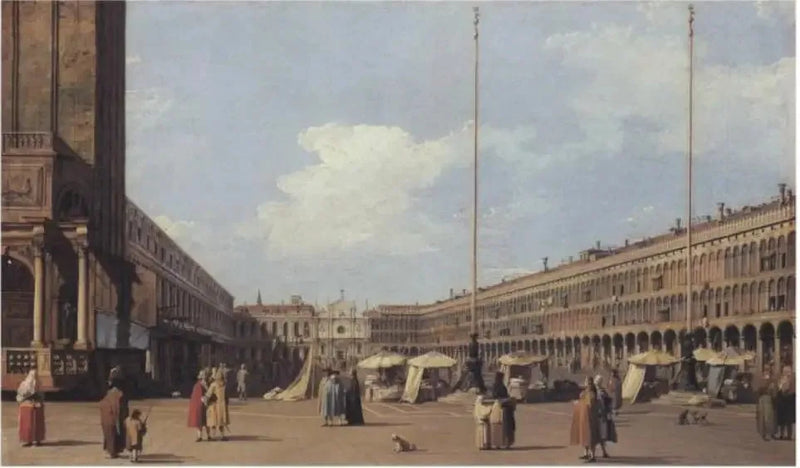Place Saint-Marc, foran San Geminiano-kirken - Canaletto

Source:
Place Saint-Marc, face à l'église de San Geminiano - Canaletto