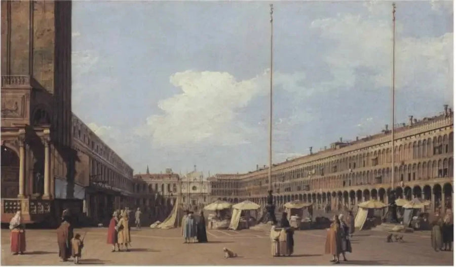 Place Saint-Marc, foran San Geminiano-kirken - Canaletto

Source:
Place Saint-Marc, face à l'église de San Geminiano - Canaletto