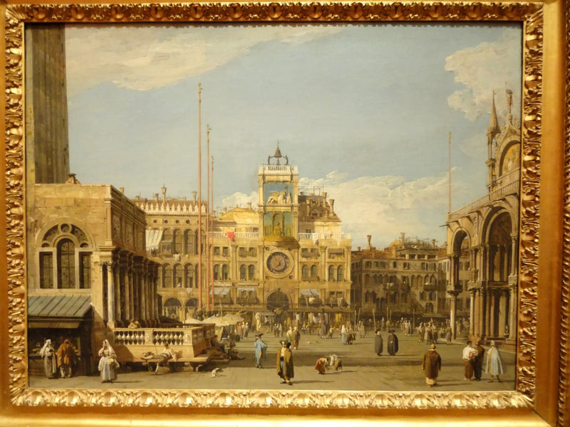 Plass Saint-Marc: klokketårnet - Canaletto

Source:
Place Saint-Marc : la tour de l'horloge - Canaletto
