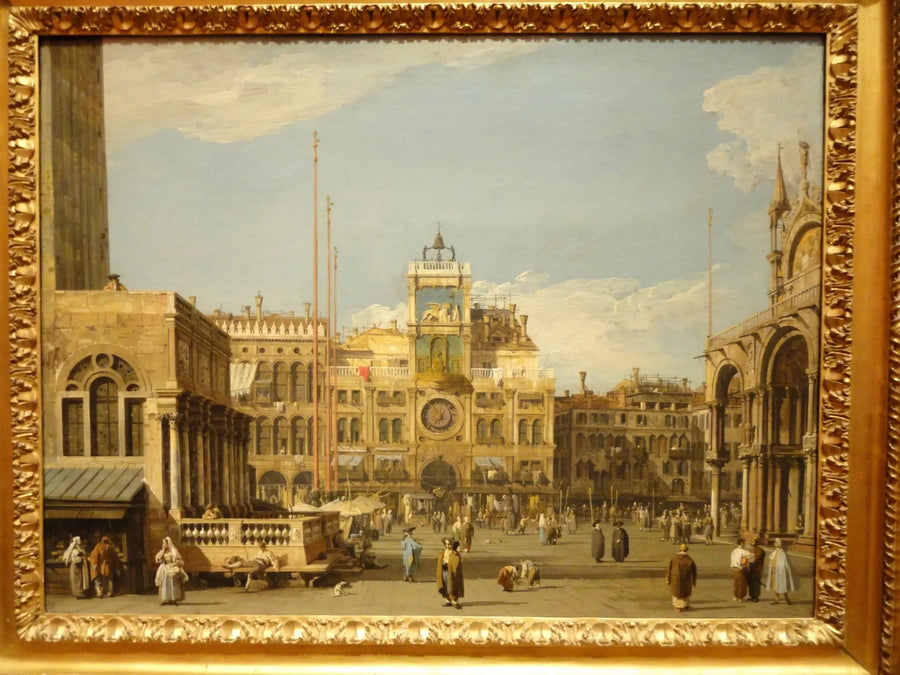 Plass Saint-Marc: klokketårnet - Canaletto

Source:
Place Saint-Marc : la tour de l'horloge - Canaletto