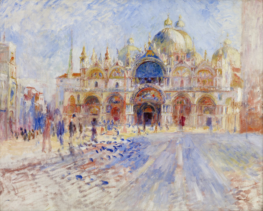 Markusplassen, Venezia - Pierre-Auguste Renoir