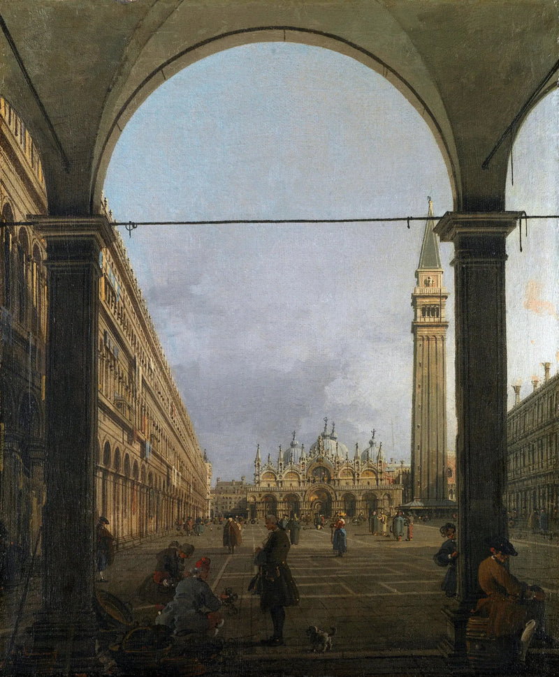 Plass San Marco mot øst sett fra nordvest-enden - Canaletto

Source:
Place San Marco vers l'est vue de l'angle nord-ouest - Canaletto