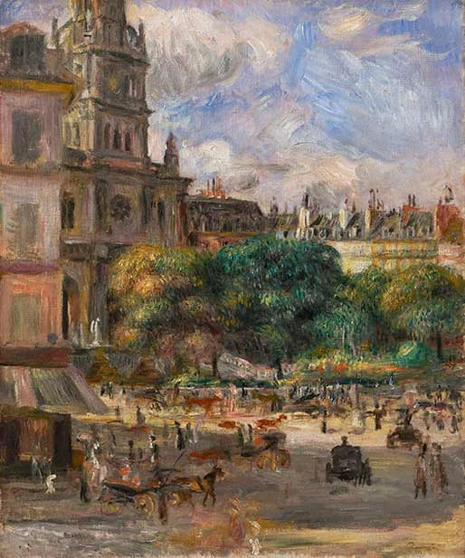 Plass de la Trinité, Paris - Pierre-Auguste Renoir