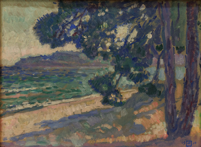 Cavalaire-stranden - Théodore van Rysselberghe